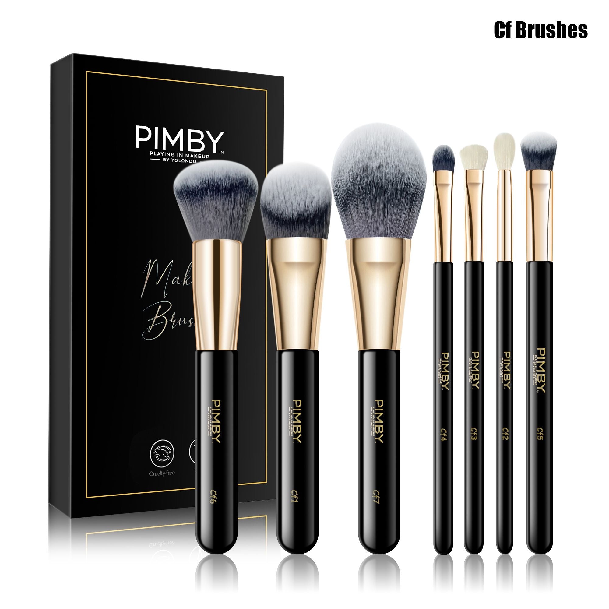 Kit de Pincéis Classic Face PIMBY