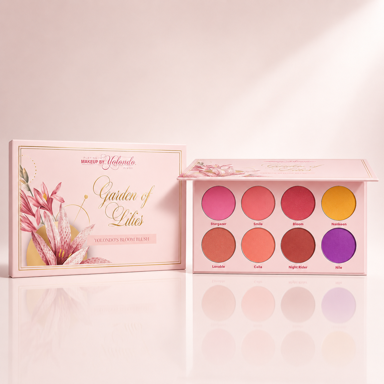Jardim de Lírios Paleta de Blush