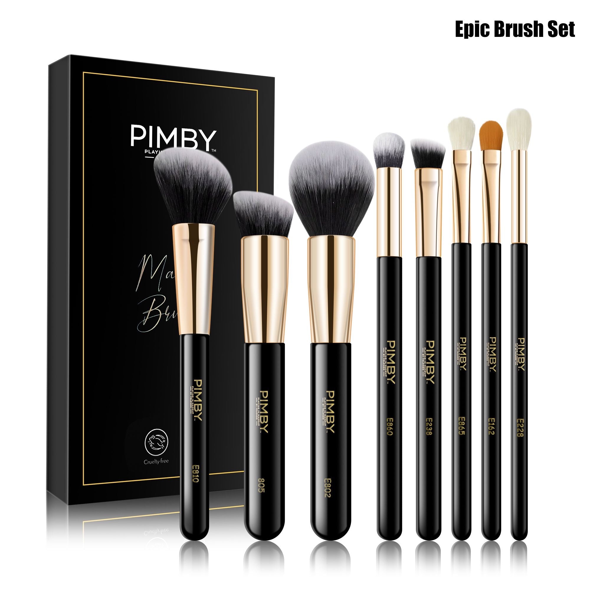 Kit de Pincéis Epic PIMBY